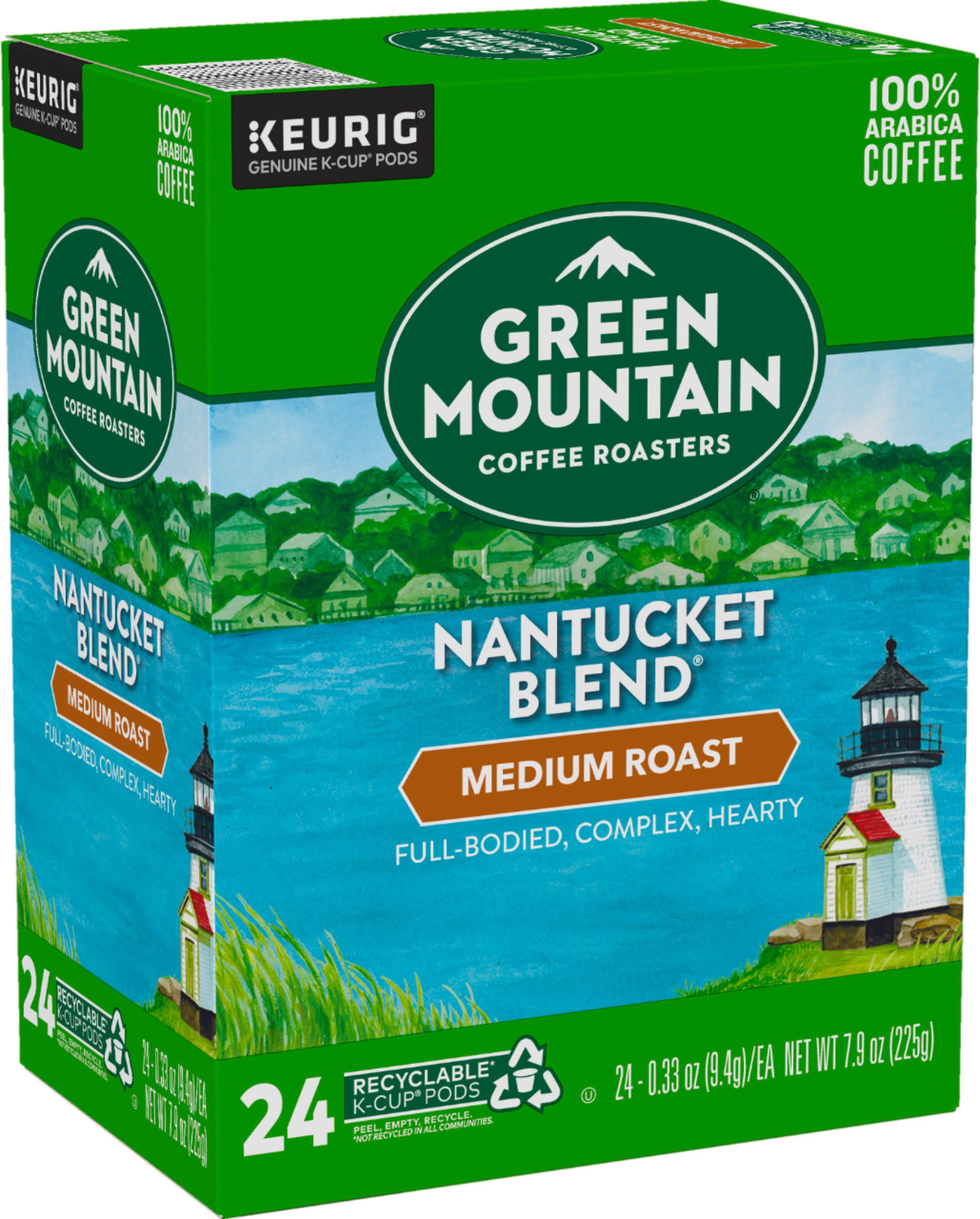 Green Mountain Coffee Roasters Nantucket Blend K-Cup Pods - 4 Pack (96 Total Pods) - Black Label, Medium Roast
