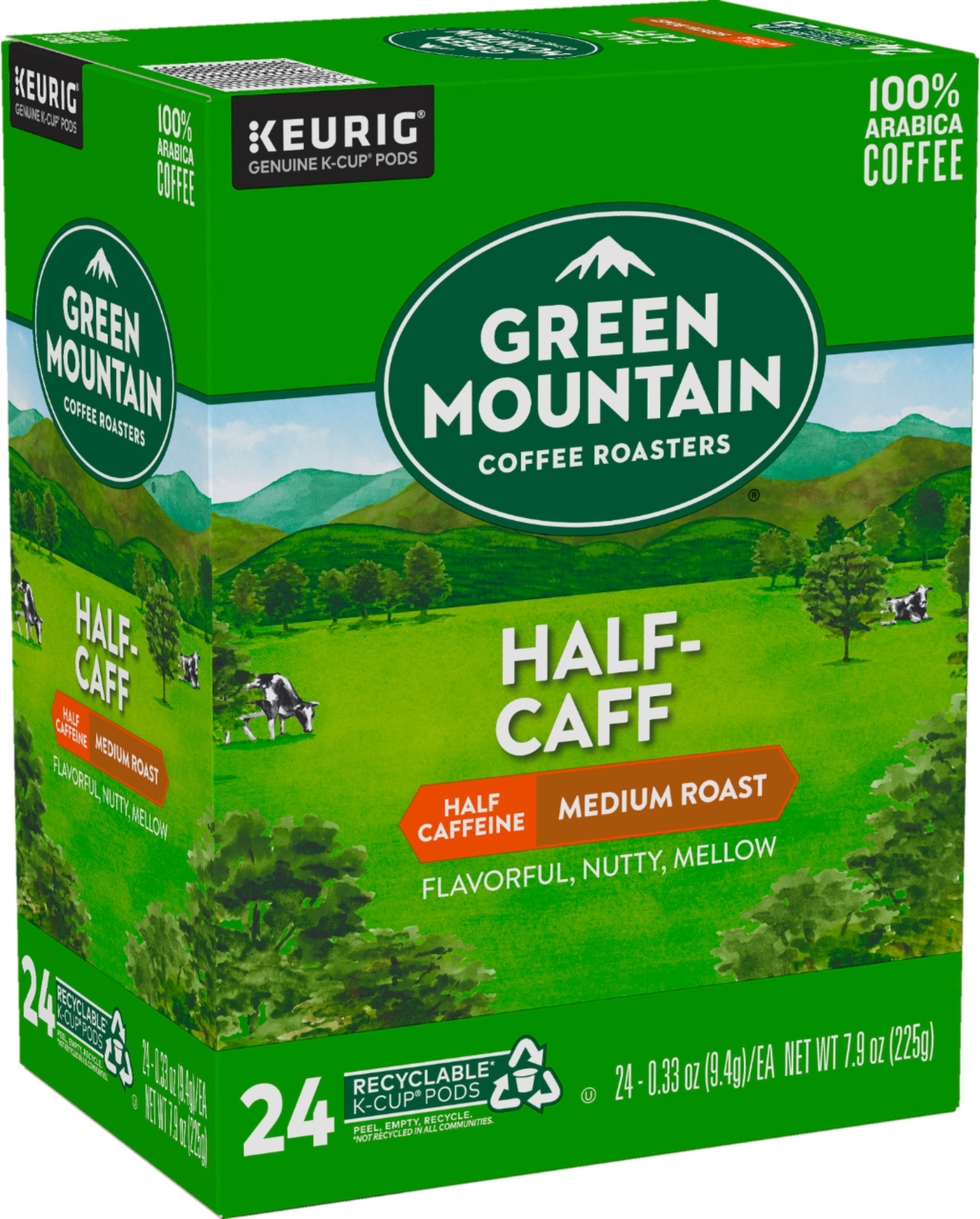 Green Mountain Coffee Half Caff Coffee, Keurig Single-serve K-cup Pods 