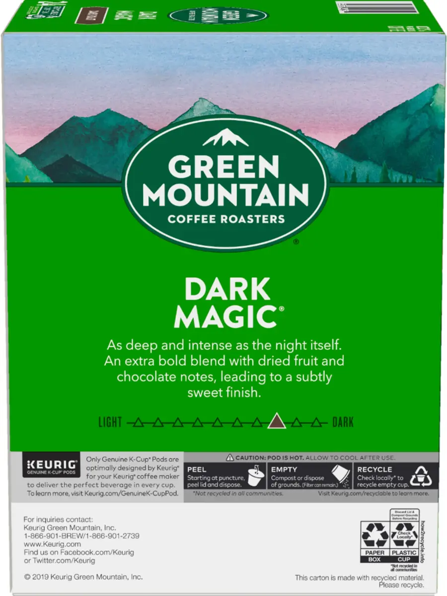 Alt View 19. Green Mountain Coffee - Dark Magic K-Cup Pods, 24ct.