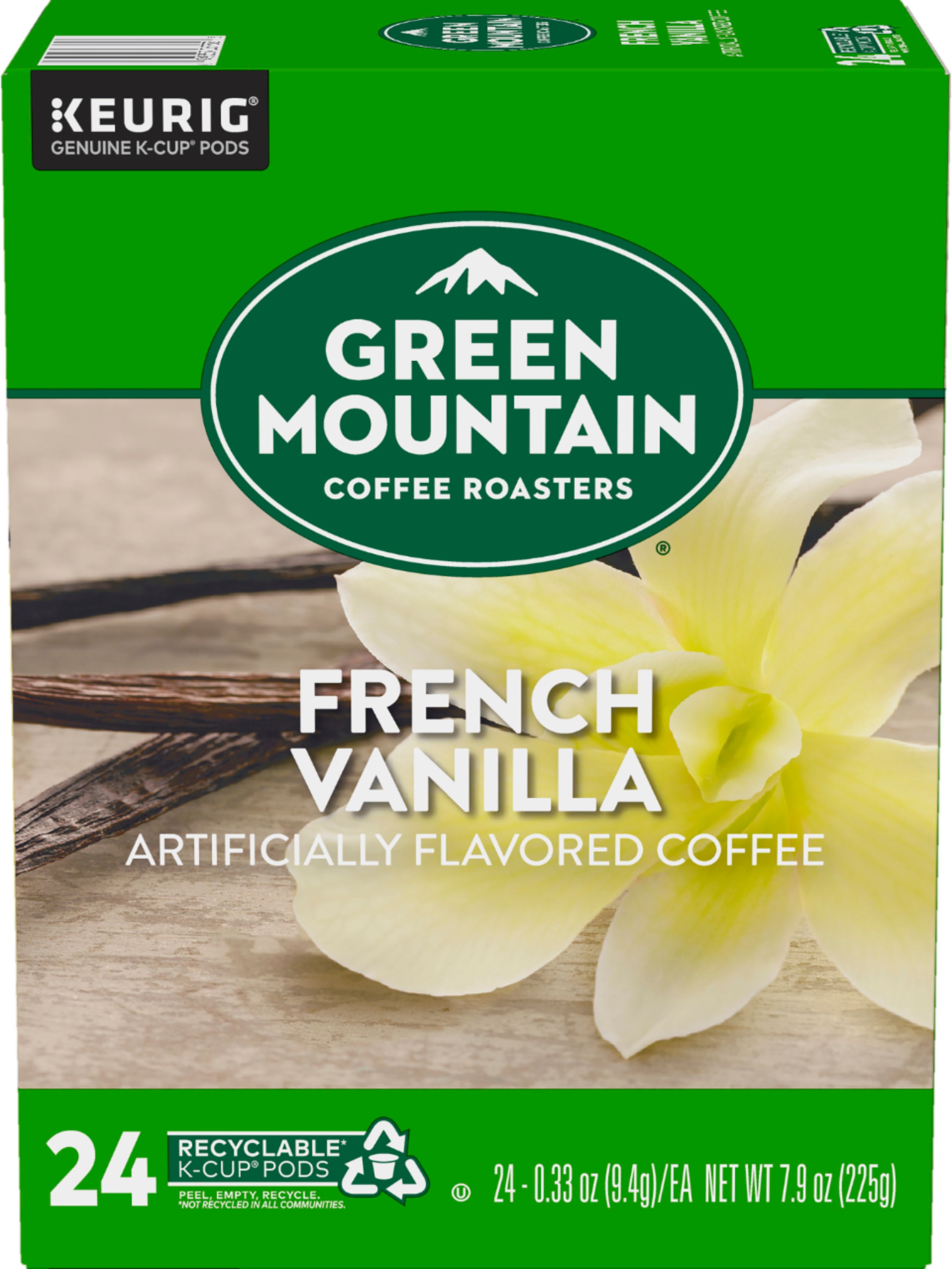 Green Mountain Coffee Roasters French Vanilla, Single-Serve Keurig K-Cup  Pods, Flavored Light Roast Coffee Pods, 96 Count French Vanilla :24 Count  (Pack of 4) 24 Count (Pack of 4)