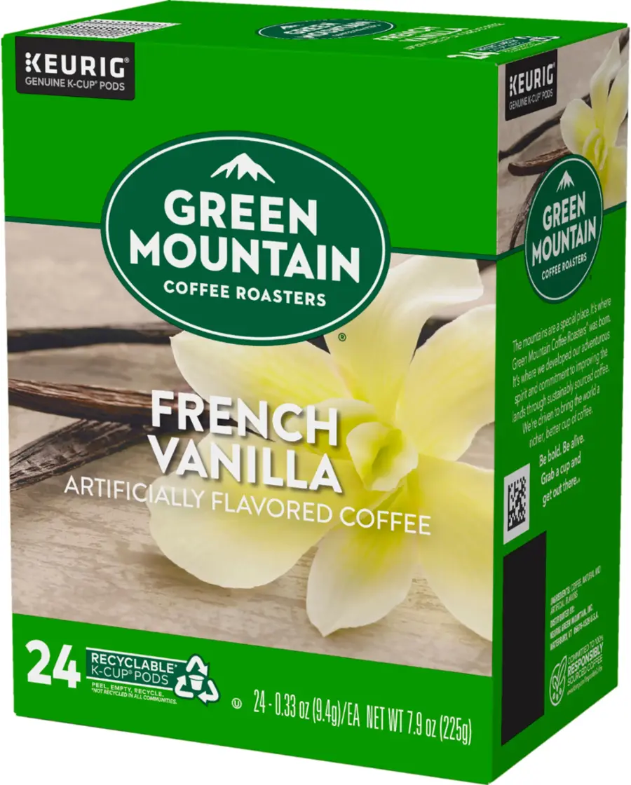 Alt View 18. Green Mountain Coffee - French Vanilla Coffee, Keurig Single-Serve K-Cup pods, Light Roast, 24 Count.