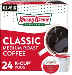 Krispy Kreme - Classic Coffee, Keurig Single Serve K-Cup Pods, Medium Roast, 24 Count - Front_Zoom