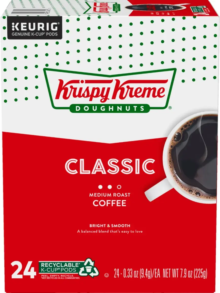 Alt View 15. Krispy Kreme - Classic Coffee, Keurig Single Serve K-Cup Pods, Medium Roast, 24 Count.