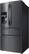 Alt View 11. Samsung - 25 cu. ft. Large Capacity 4-Door French Door Refrigerator with External Water & Ice Dispenser - Black Stainless Steel.