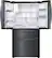 Alt View 12. Samsung - 25 cu. ft. Large Capacity 4-Door French Door Refrigerator with External Water & Ice Dispenser - Black Stainless Steel.