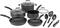 Cuisinart - 12 PC Cookware Set - Black-Angle_Standard