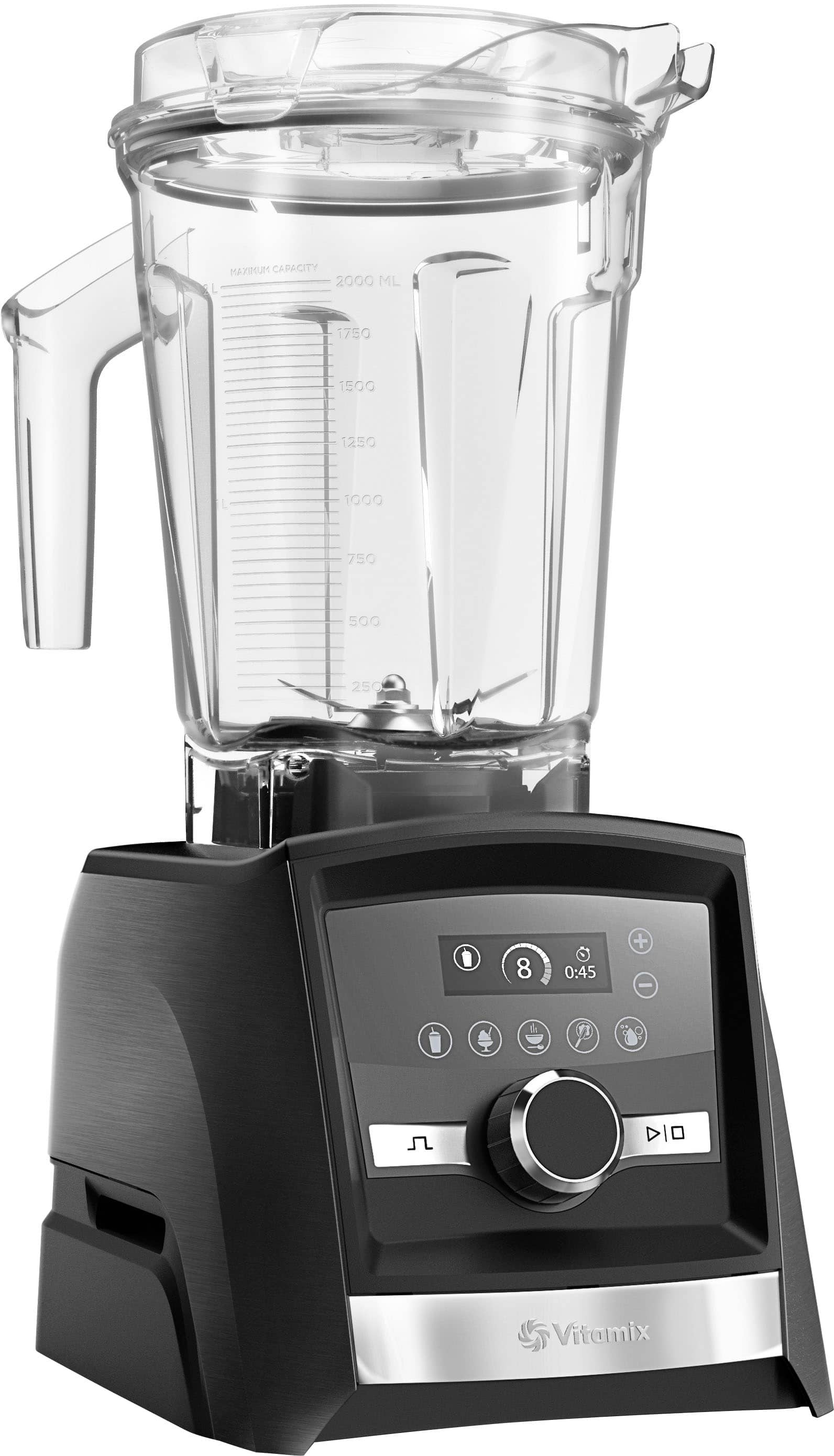 Alt View 17. Vitamix - Ascent A3500 Blender - Black Stainless.
