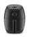 Front. Elite Gourmet - 2.1qt Analog Hot Air Fryer - Black.