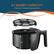 Alt View 12. Elite Gourmet - 2.1qt Analog Hot Air Fryer - Black.
