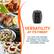 Alt View 14. Elite Gourmet - 2.1qt Analog Hot Air Fryer - Black.