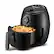 Alt View 1. Elite Gourmet - 2.1qt Analog Hot Air Fryer - Black.