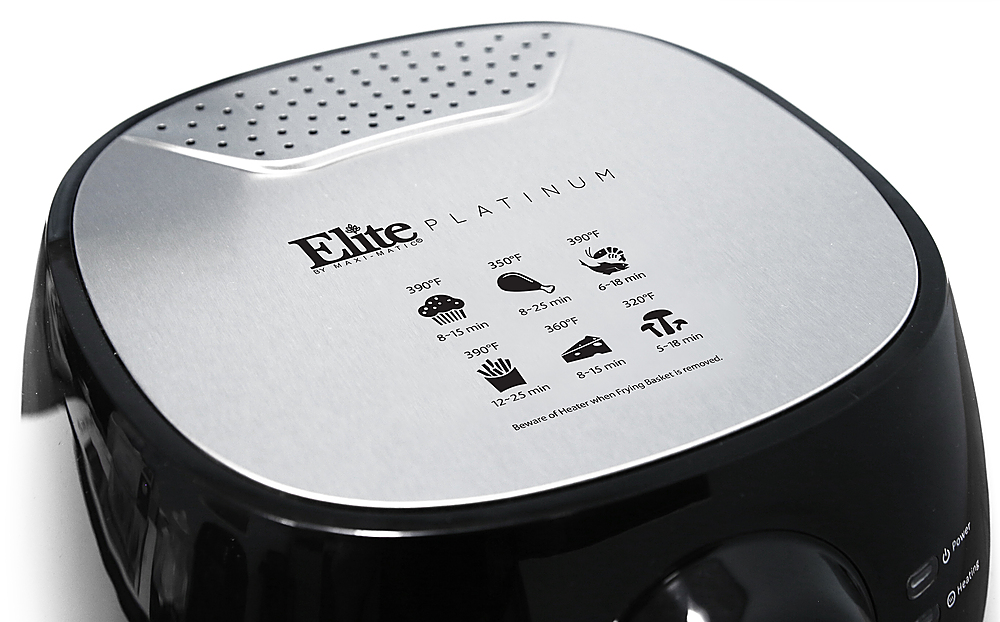 Elite Gourmet Elite Platinum 3.2 Quart Digital Air Fryer Stainless