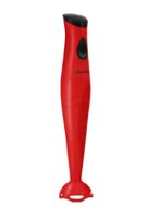 Americana - 150W Hand Blender with detachable wand - Red - Front_Zoom