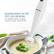 Alt View 13. Elite Gourmet - 150W Hand Blender with detachable wand - white.