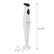 Alt View 1. Elite Gourmet - 150W Hand Blender with detachable wand - white.