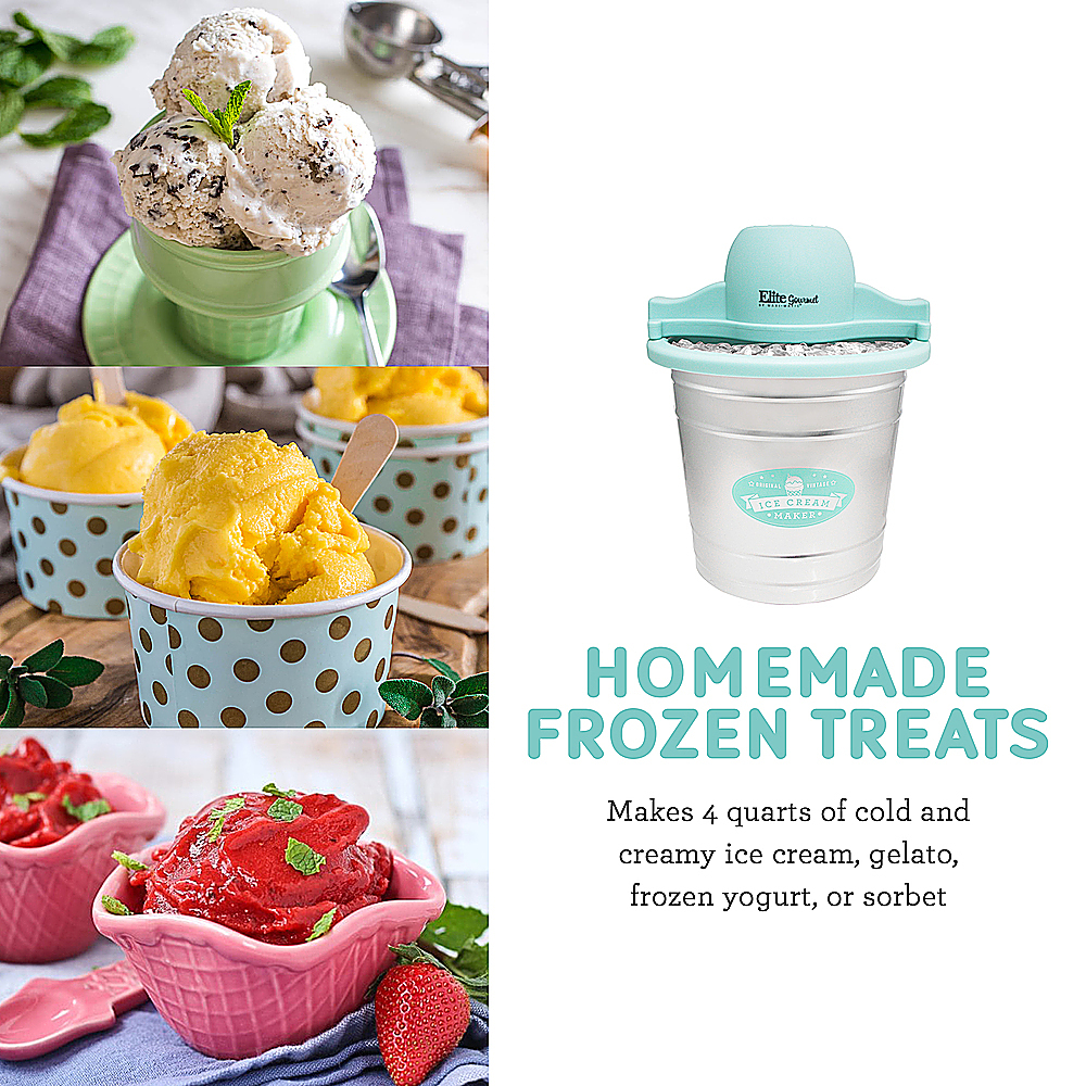 Best Buy: Cuisinart 1-1/2-Quart Frozen Yogurt/Ice Cream/Sorbet Maker Blue  ICE-21DB