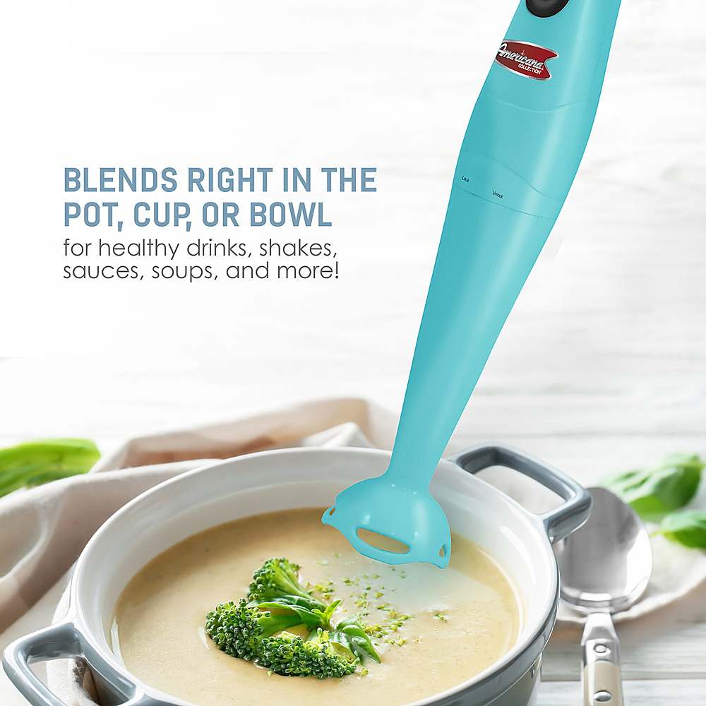 Best Buy: Americana 150W Hand Blender with detachable wand Blue