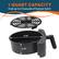 Alt View 11. Elite Gourmet - 1qt Analog Compact Air Fryer - Black.