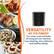 Alt View 13. Elite Gourmet - 1qt Analog Compact Air Fryer - Black.