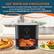 Alt View 1. Elite Gourmet - 1qt Analog Compact Air Fryer - Black.