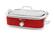 Angle. Elite Gourmet - 3.5Qt. Casserole Slow Cooker with Locking Lid - Red.