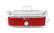Front. Elite Gourmet - 3.5Qt. Casserole Slow Cooker with Locking Lid - Red.