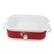 Alt View Zoom 1. Elite Gourmet - 3.5Qt. Casserole Slow Cooker with Locking Lid - Red.
