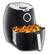 Alt View 12. Elite Gourmet - 7qt Analog Air Fryer - Black.