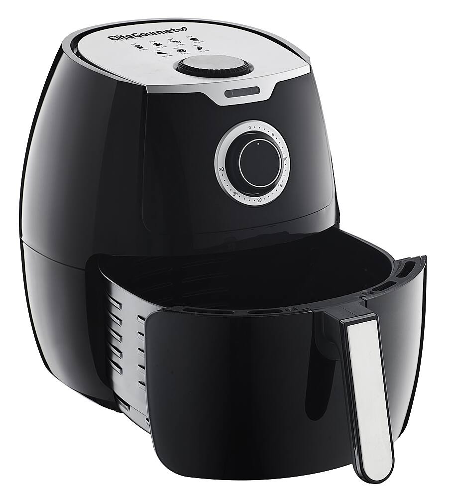 Best Buy: Elite Gourmet 7qt Analog Air Fryer Black EAF7195