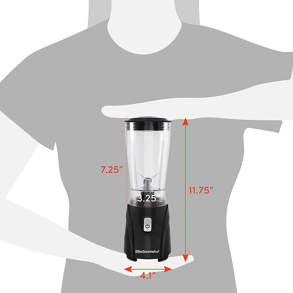 Customer Reviews Elite Gourmet 14oz Personal Drink Blender Black EPB