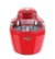 Front. Americana - 1.5qt Electric Ice Cream Maker with Quick Freeze Bowl - Red.