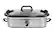 Front Zoom. Elite Gourmet - 3.5Qt. Casserole Slow Cooker with Locking Lid - Stainless Steel.