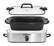 Alt View 11. Elite Gourmet - 3.5Qt. Casserole Slow Cooker with Locking Lid - Stainless Steel.