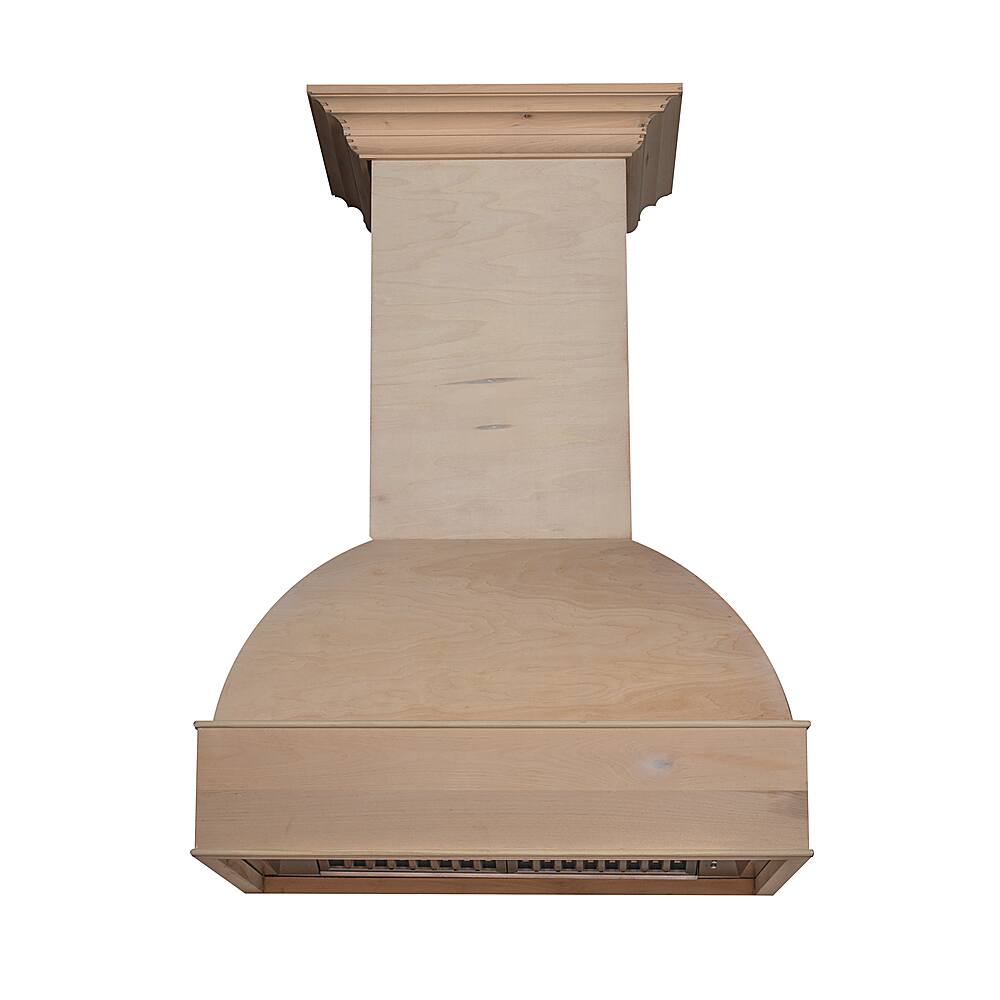 ZLINE 48 in. Unfinished Wooden Wall Mount Range Hood Includes Motor