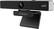 Left. Aluratek - 4K Ultra HD Live Broadcast Webcam - Black and Brushed Silver.