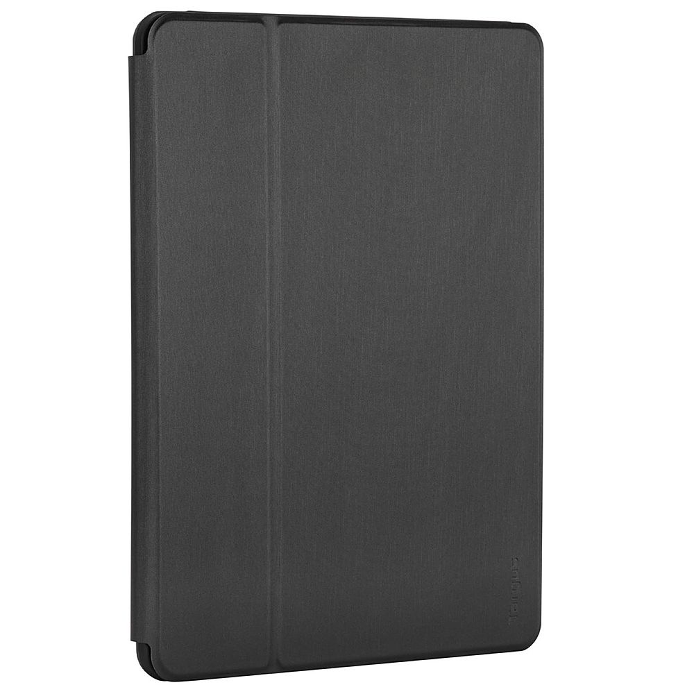 Left View: Targus - Click-In™ Case for iPad® (9th/8th/7th gen.) 10.2", iPad Air® 10.5", and iPad Pro® 10.5" - Black