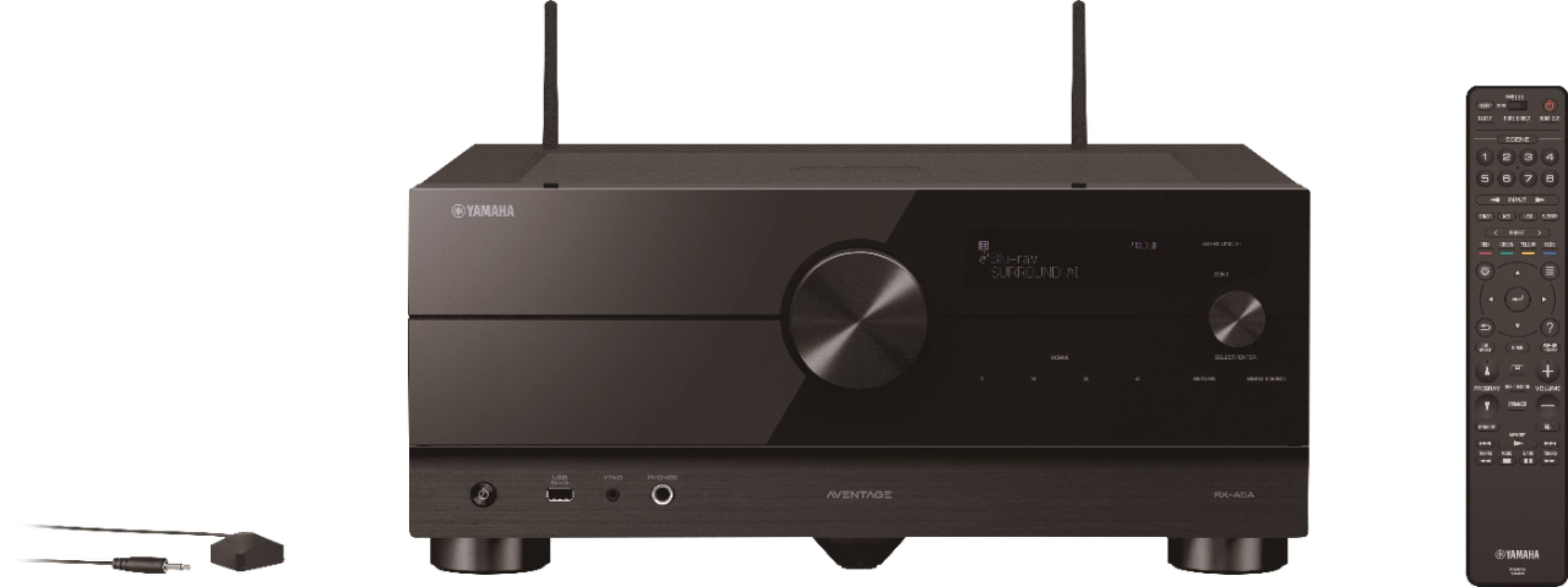 Alt View 11. Yamaha - AVENTAGE RX-A6A 150W 9.2-Channel AV Receiver with 8K HDMI and MusicCast - Black.