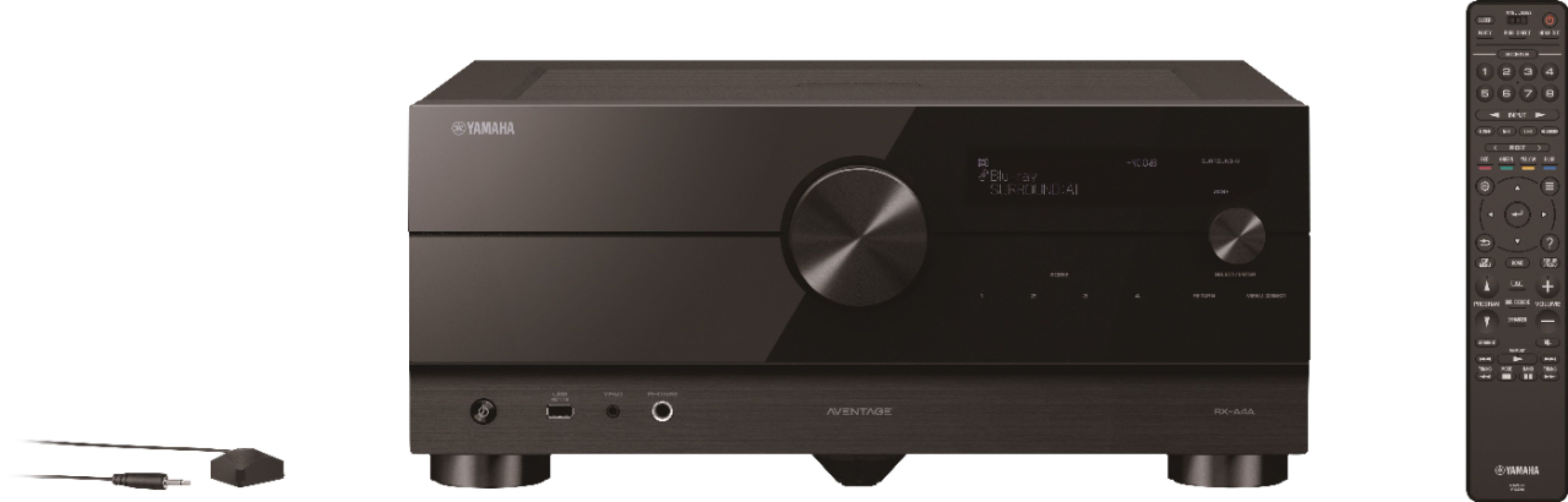Zichtbaar Lodge Correct Yamaha AVENTAGE RX-A4A 110W 7.2-Channel AV Receiver with 8K HDMI and  MusicCast Black RX-A4ABL - Best Buy