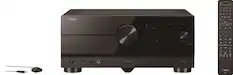 Front. Yamaha - AVENTAGE RX-A4A 110W 7.2-Channel AV Receiver with 8K HDMI and MusicCast - Black.