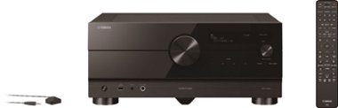 Yamaha - AVENTAGE RX-A4A 110W 7.2-Channel AV Receiver with 8K HDMI and MusicCast - Black - Front_Zoom