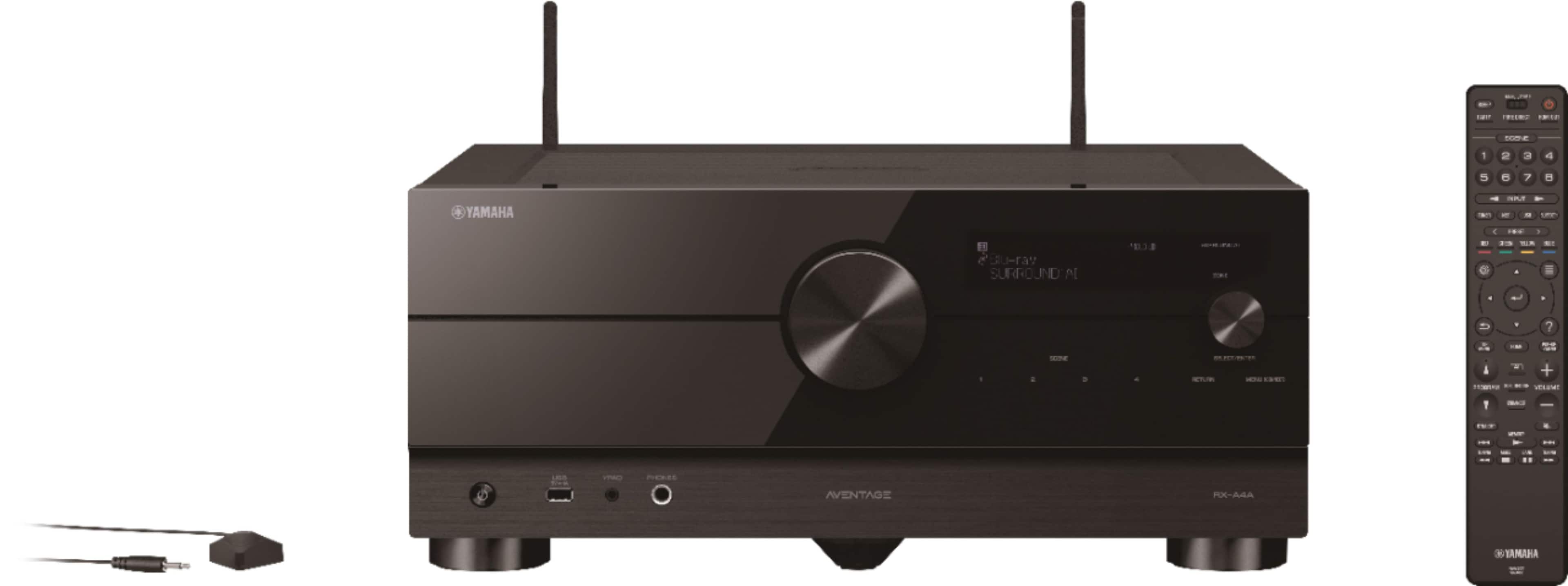Alt View 11. Yamaha - AVENTAGE RX-A4A 110W 7.2-Channel AV Receiver with 8K HDMI and MusicCast - Black.