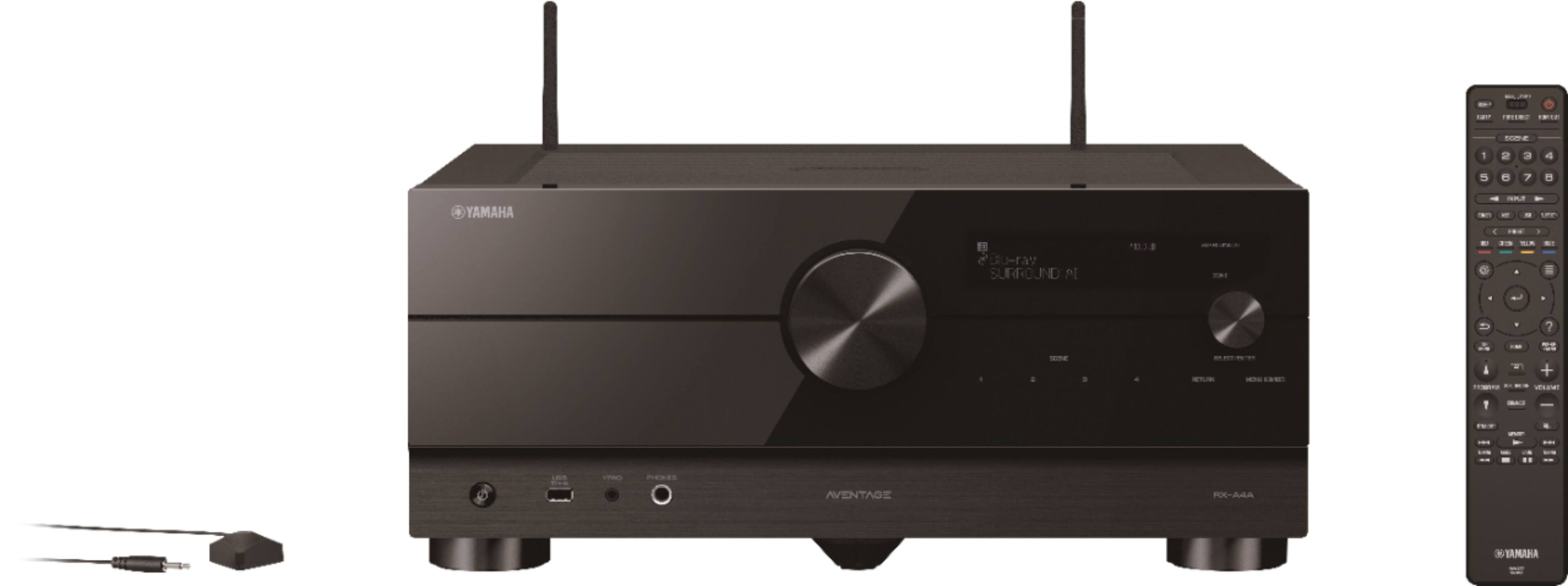 Alt View 11. Yamaha - AVENTAGE RX-A4A 110W 7.2-Channel AV Receiver with 8K HDMI and MusicCast - Black.