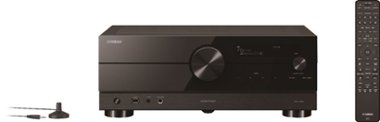 Yamaha - AVENTAGE RX-A2A 100W 7.2-Channel AV Receiver with 8K HDMI and MusicCast - Black - Front_Zoom