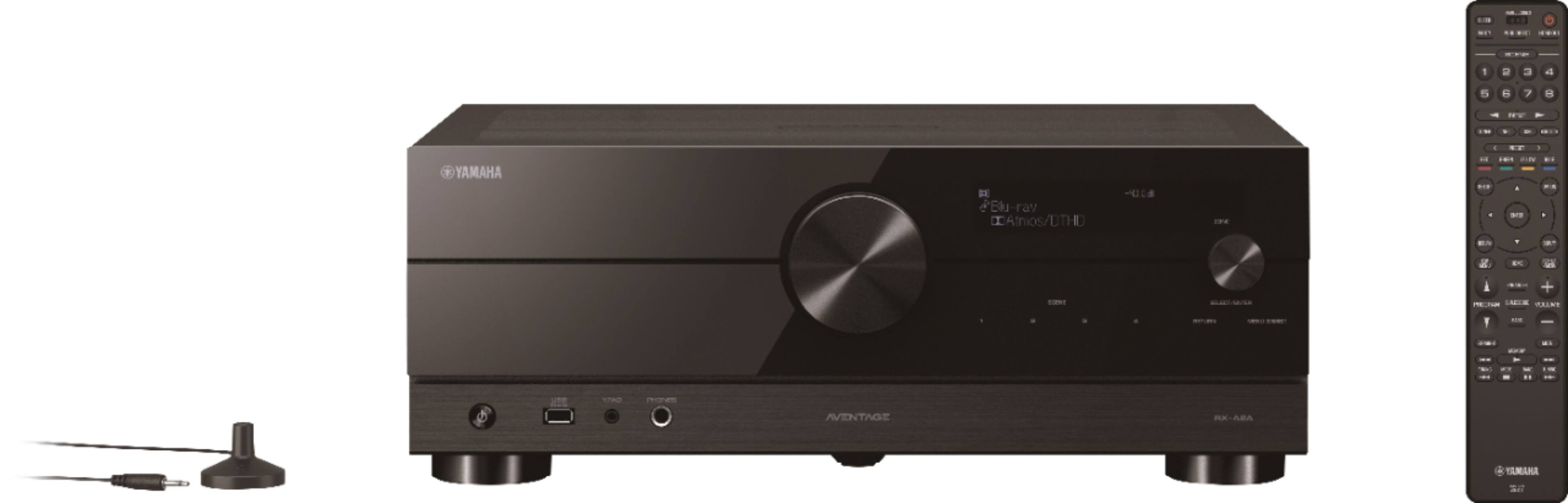 Yamaha RX-A2A Aventage 7.2-Channel AV Receiver With MusicCast (Black, 2021)