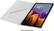 Angle. Samsung - Galaxy tab S7 Book Cover - EF-BT870PJEGUJ - Light Gray.