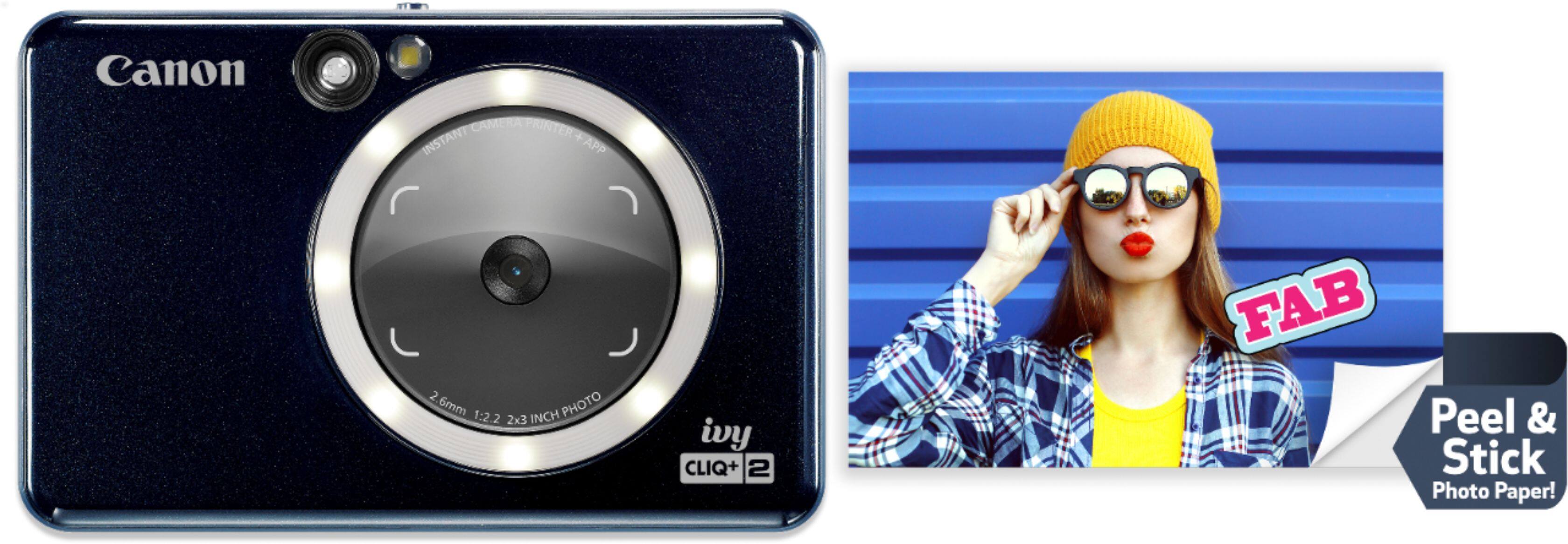 Alt View 1. Canon - Ivy CLIQ+2 Instant Film Camera - Midnight Navy.