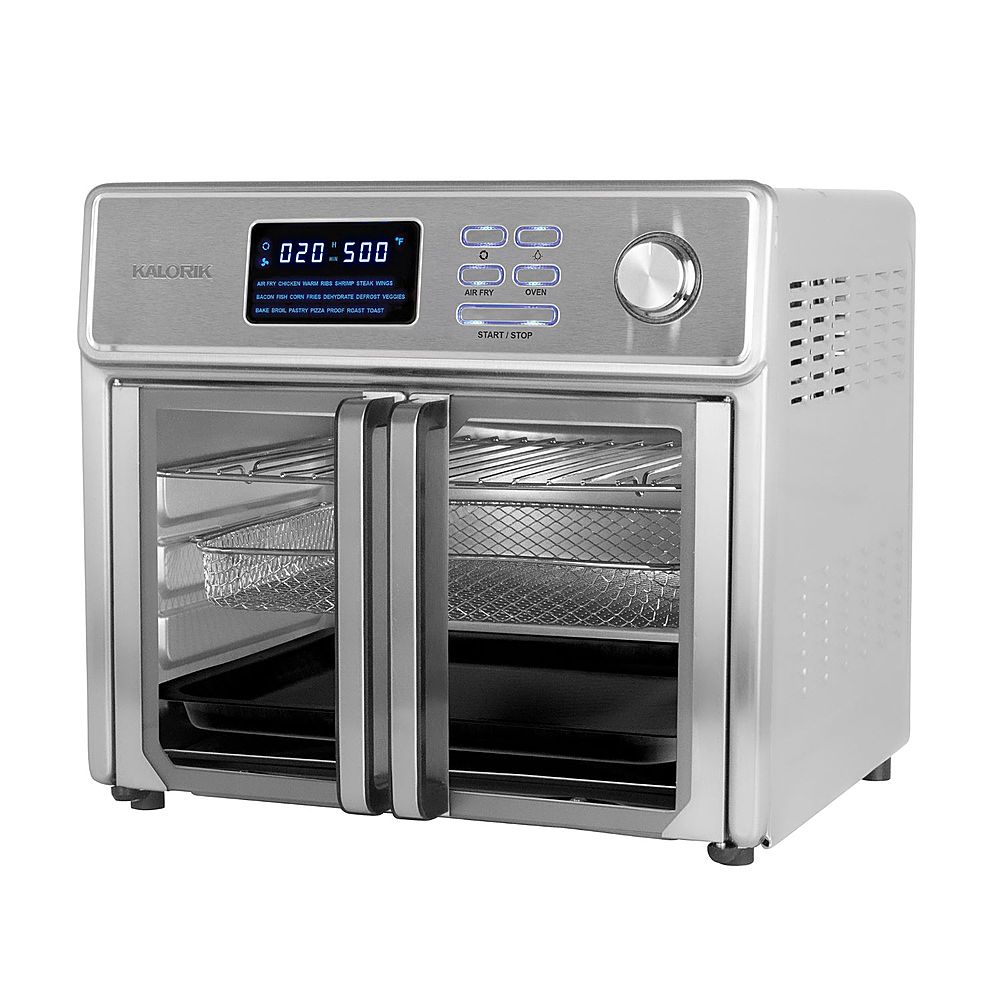 26QT XL Air Fryer, Convection Toaster Oven With French Doors, Stainless  Steel