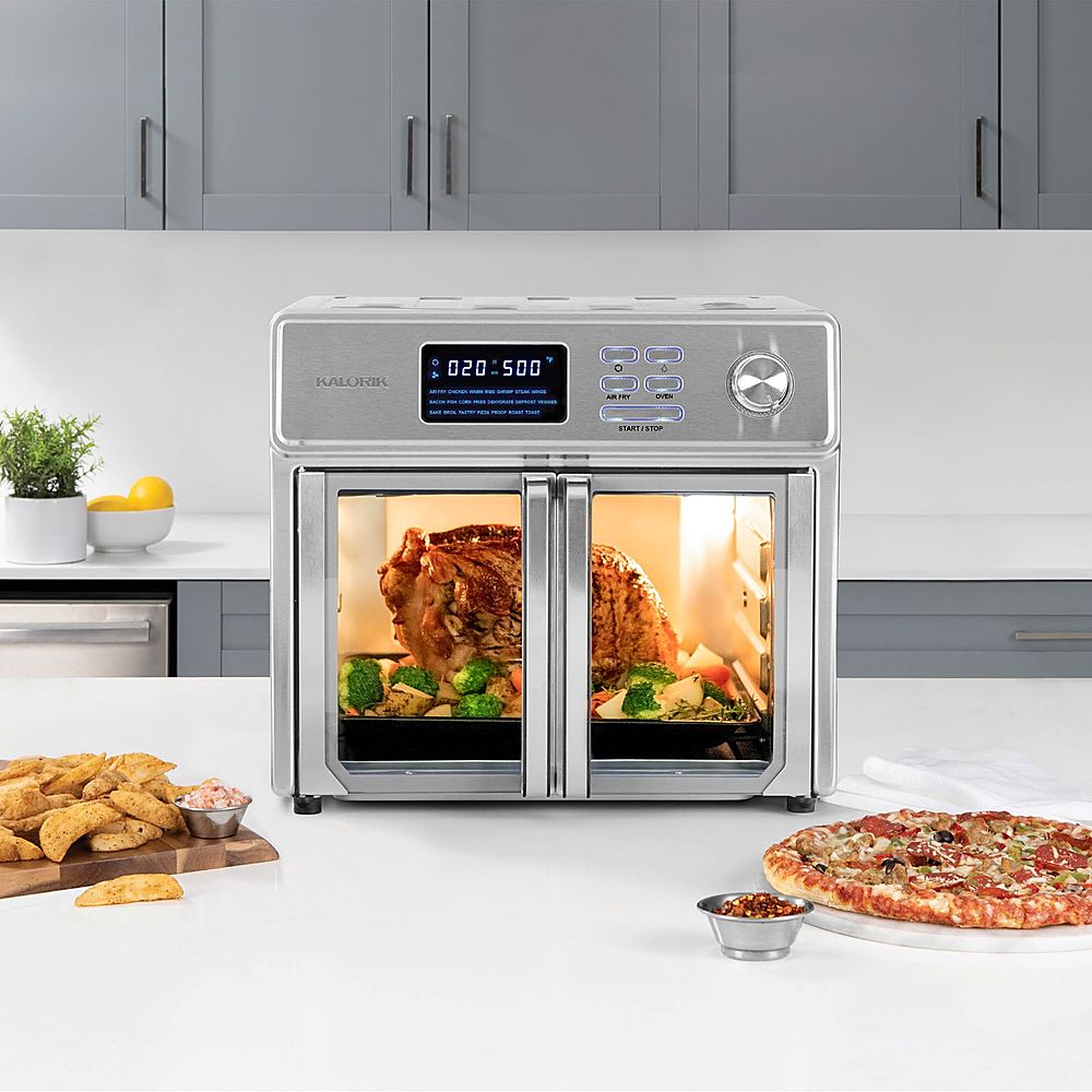 Best Buy: Kalorik MAXX 26 qt Digital Air Fryer Oven and Grill Stainless  Steel AFO 47631 SS2