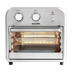 Kalorik - 12qt Analog Air Fryer Oven - Stainless Steel - Front_Zoom