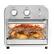 Alt View 12. Kalorik - 12qt Analog Air Fryer Oven - Stainless Steel.